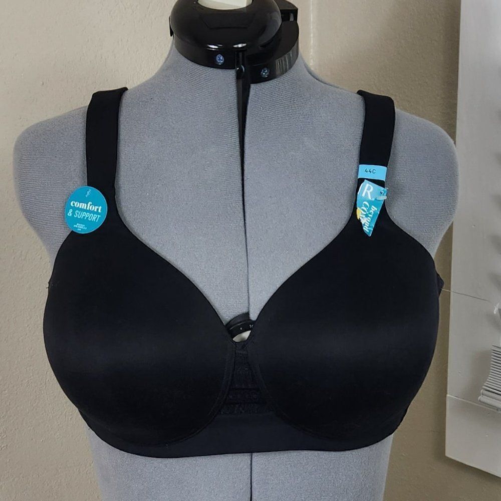 Vanity Fair Womens Beyond Comfort Full Figure Wireless Bra 71282 Size 44C NWT